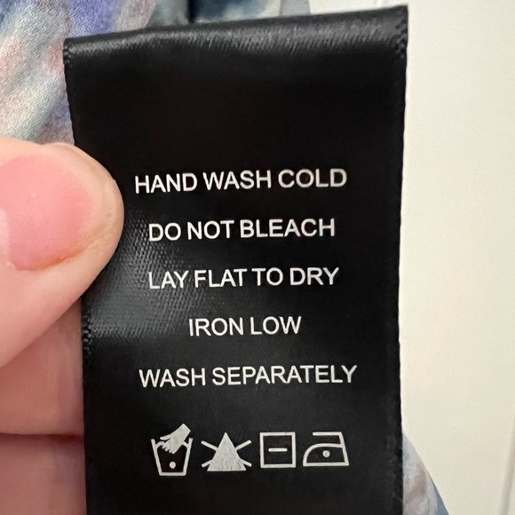 Michael Costello x REVOLVE Banks Mini Dress in Oil Abstract Print - Picture 9 of 10